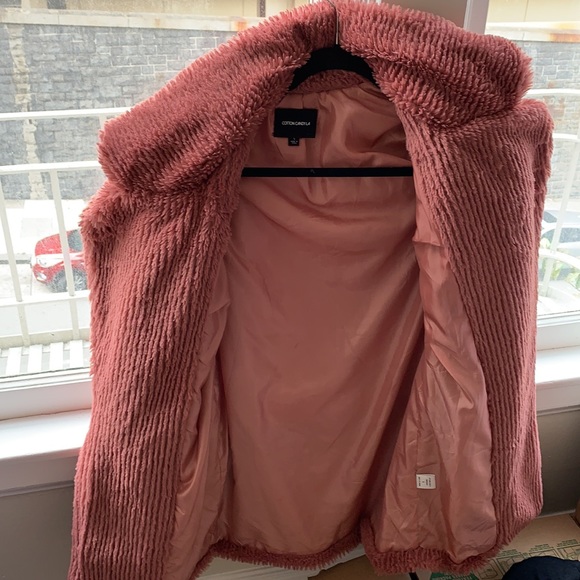 Pink Cotton Candy LA Furry Jacket - Picture 5 of 6